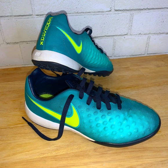 Nike Other - Nike MagistaX Opus II Turf Youth Boys Girls Indoor Soccer Cleat 844421-375